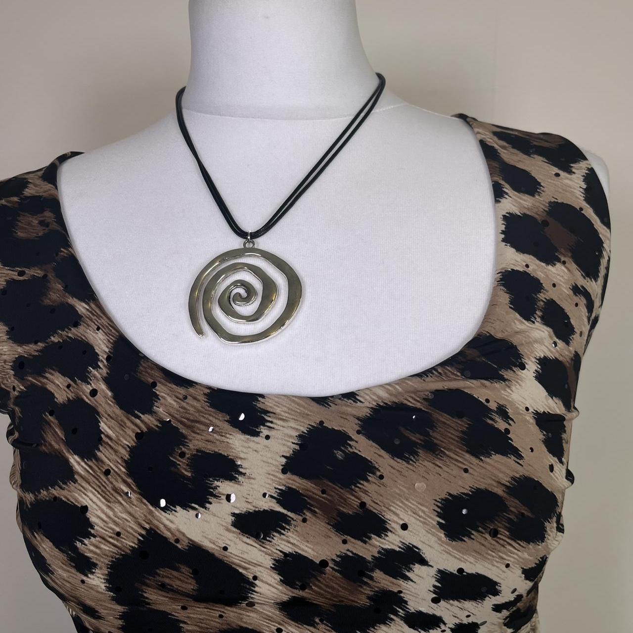 Y2K Leopard print draped Dress