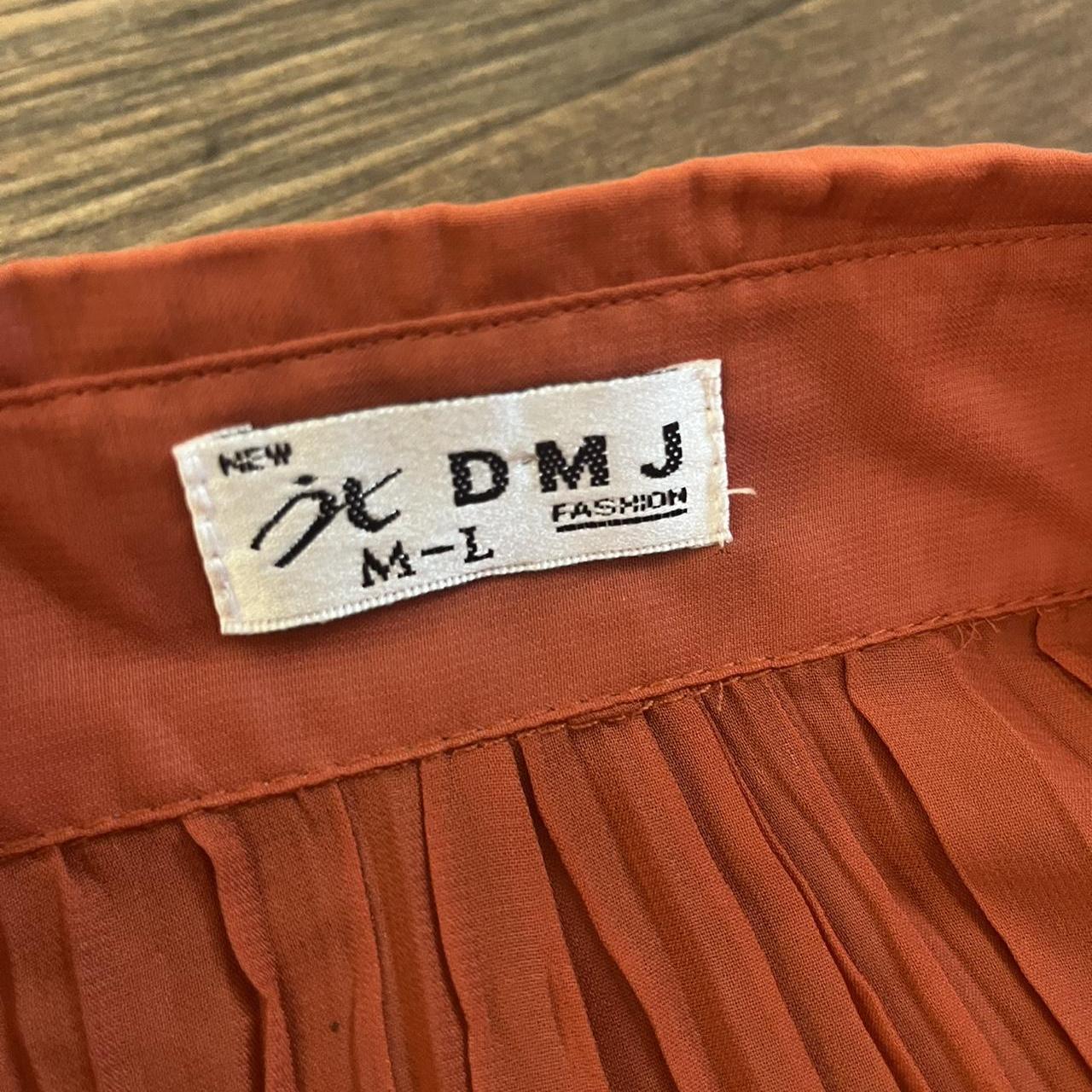 Vintage Y2k Mesh Ruffled Shirt with floral embroidery