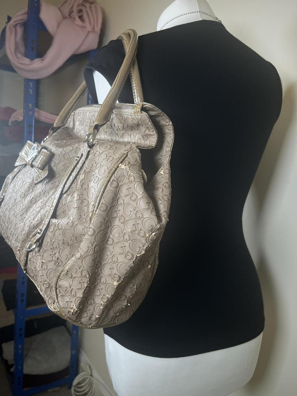 Y2K Monogram Guess Bag with bow detailing