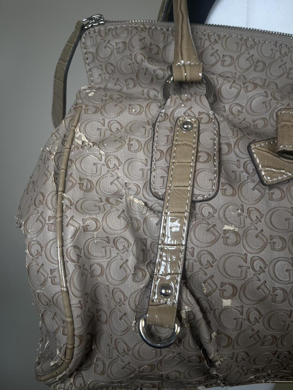 Y2K Monogram Guess Bag with bow detailing