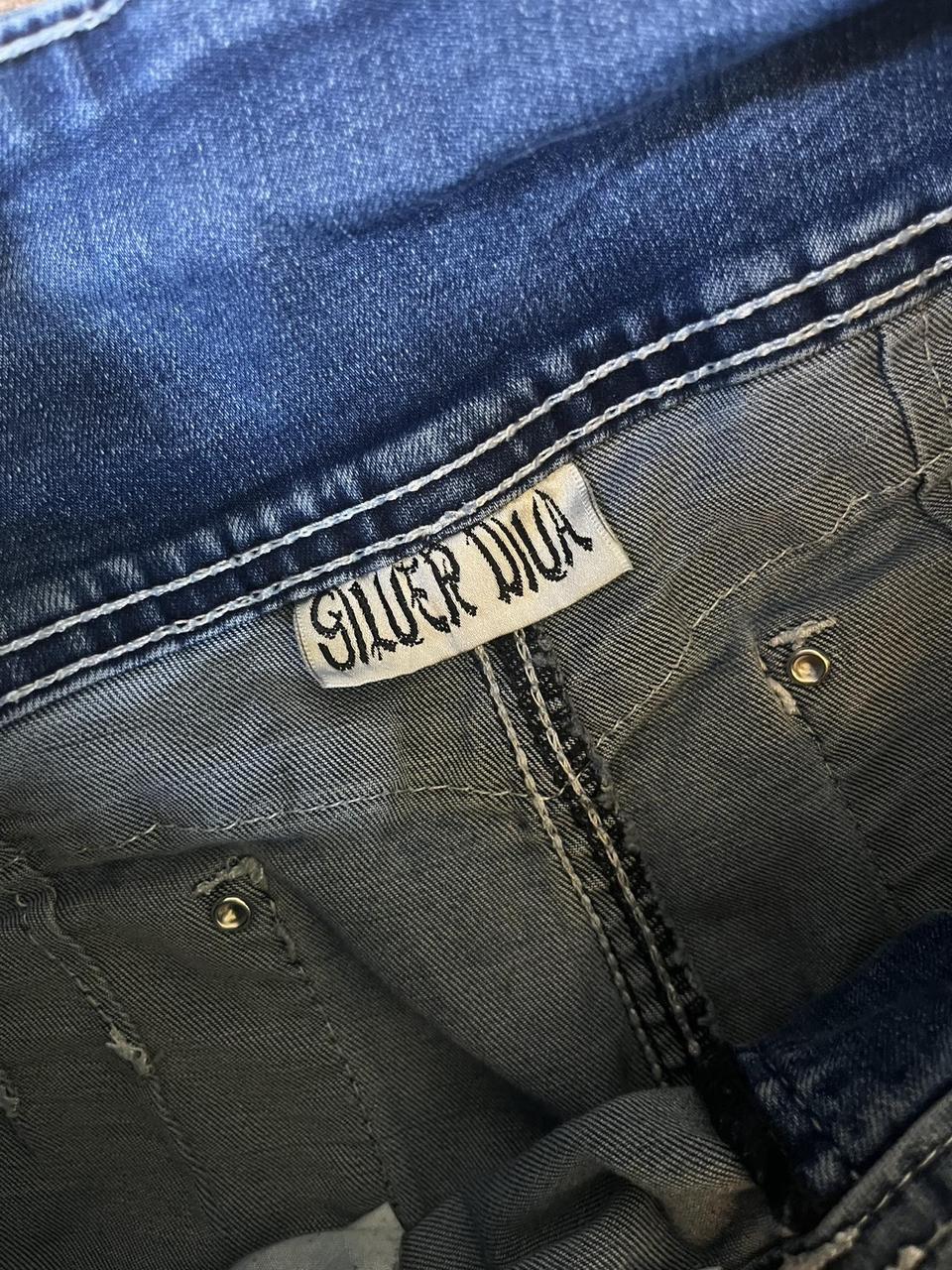 Y2k Flared jeans with embroidered pockets