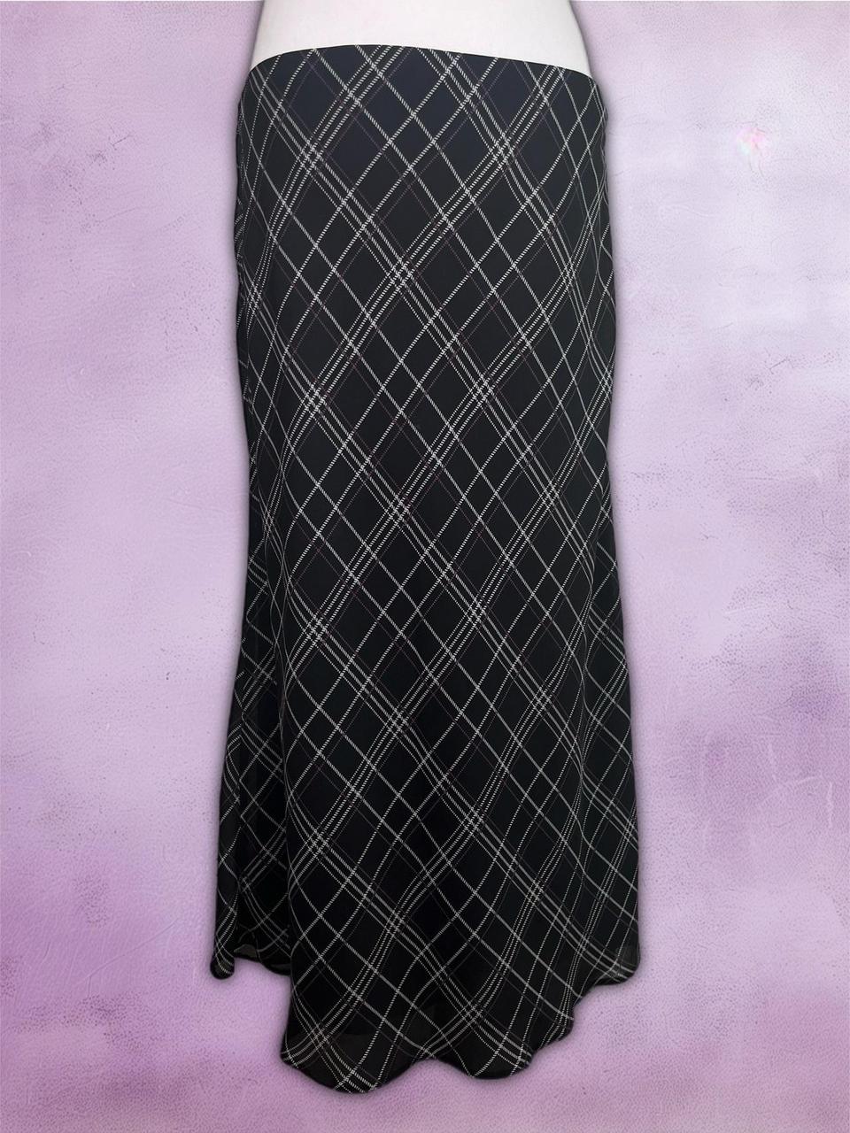 y2k pleated maxi skirt