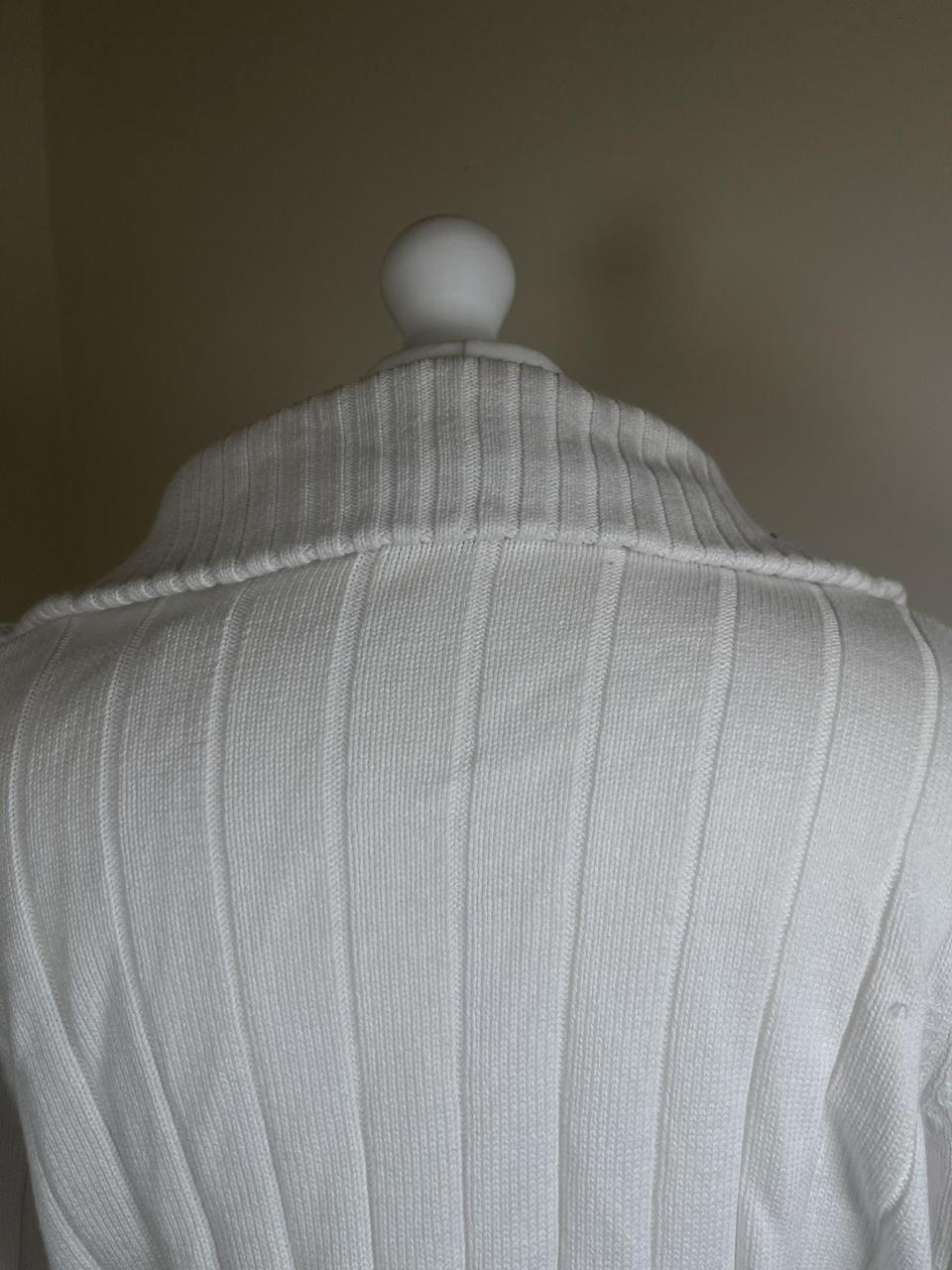 Vintage cream striped knit Jacket