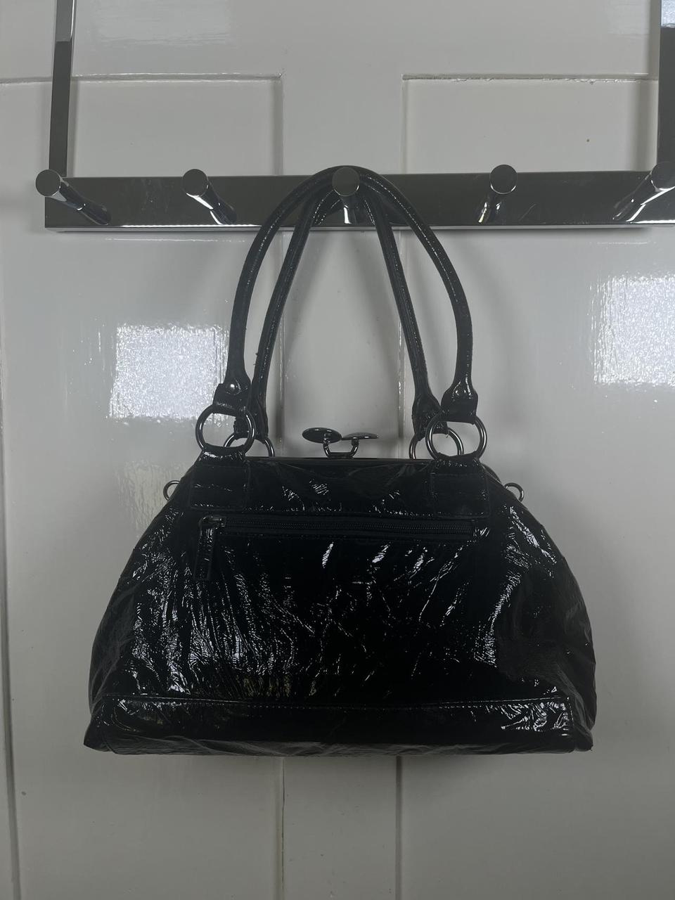 Y2K rhinestone shoulder bag with charms