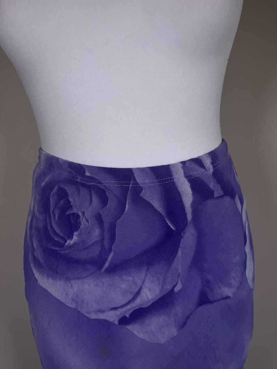 y2k Ruffle Floral Midi skirt