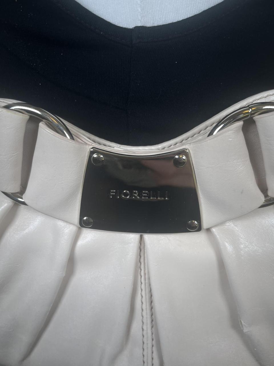 Y2K Vintage White Leather shoulder bag