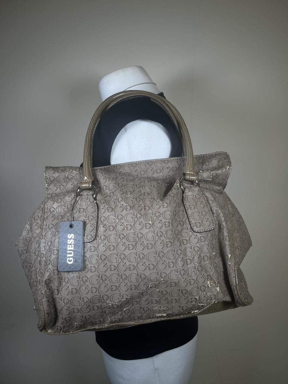 Y2K Monogram Guess Bag with bow detailing