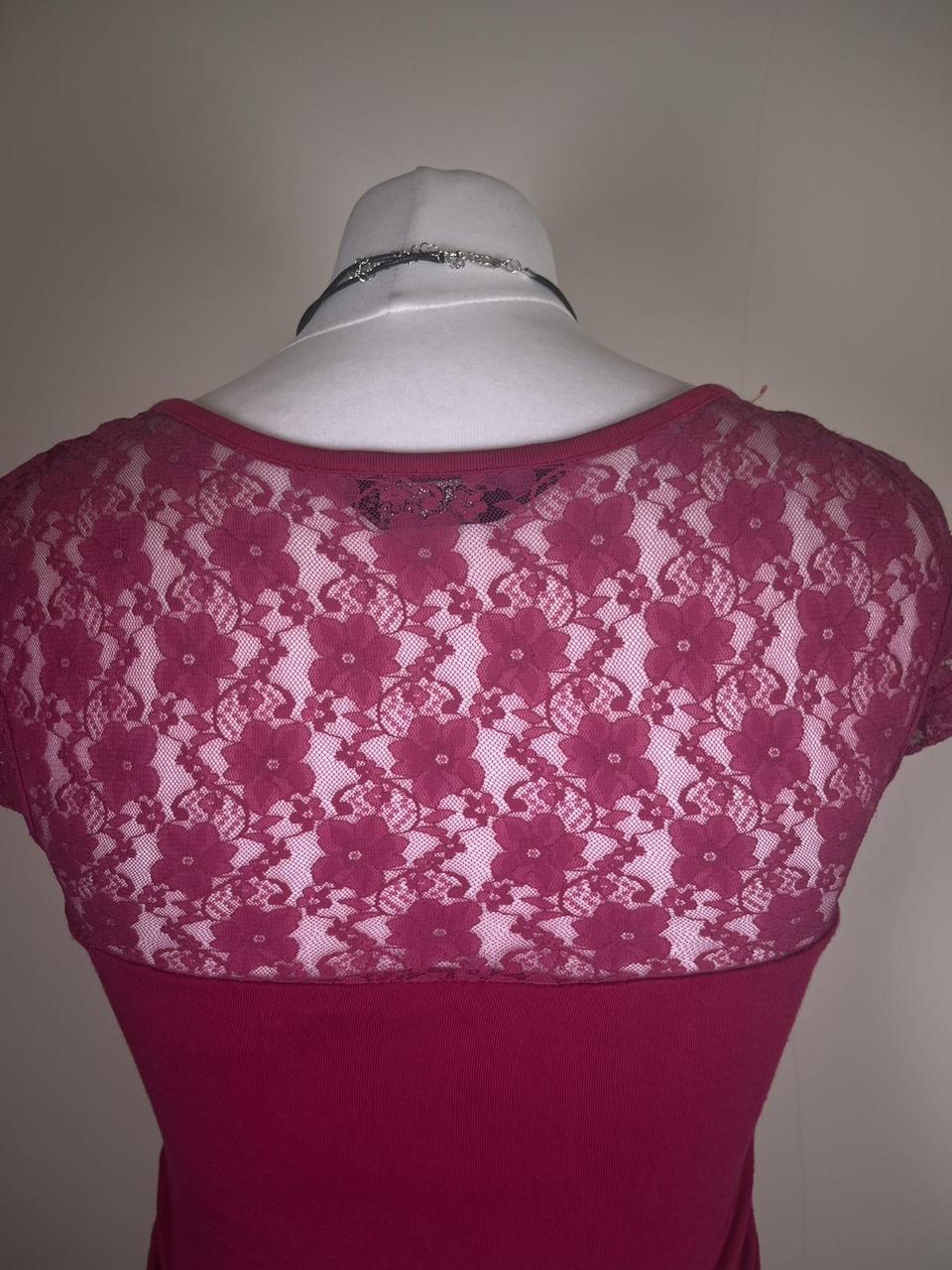 Y2K Lace cami with tie front