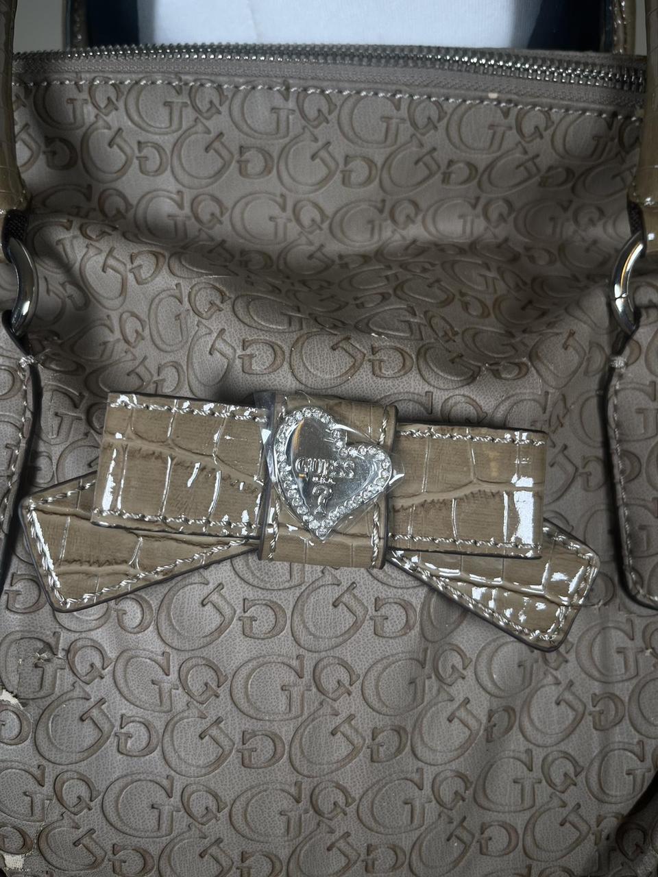 Y2K Monogram Guess Bag with bow detailing