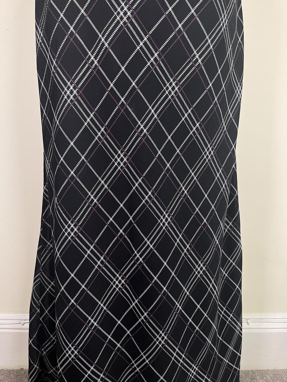 y2k pleated maxi skirt