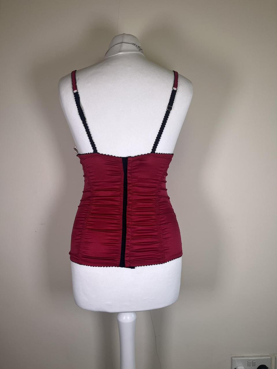 Y2K Floral corset top with embroidery