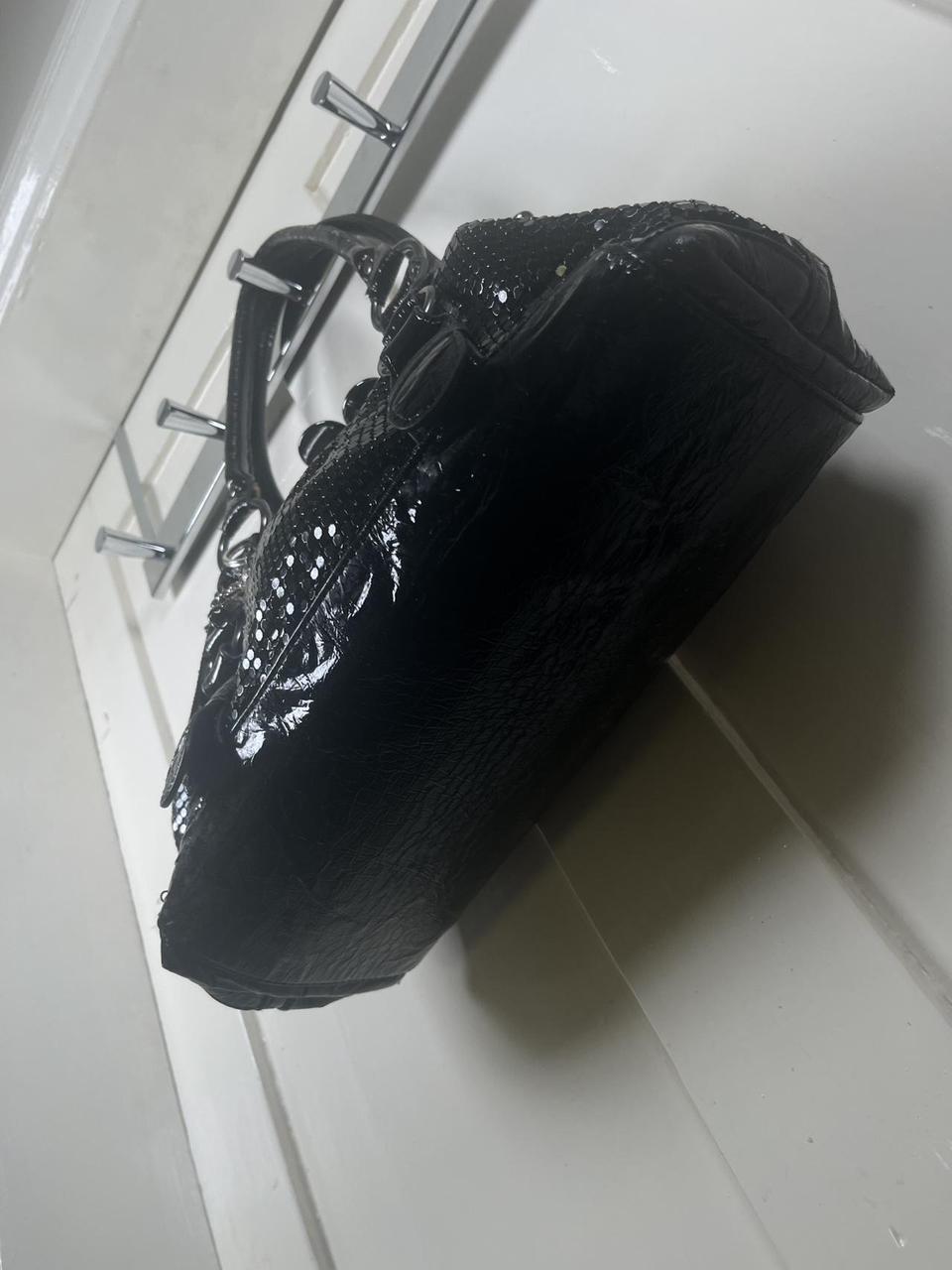 Y2K rhinestone shoulder bag with charms