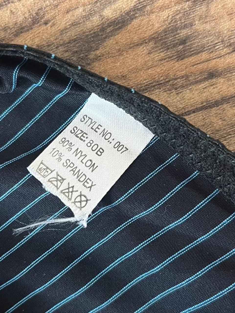 Y2K Pinstripe corset dress with ruffle hem