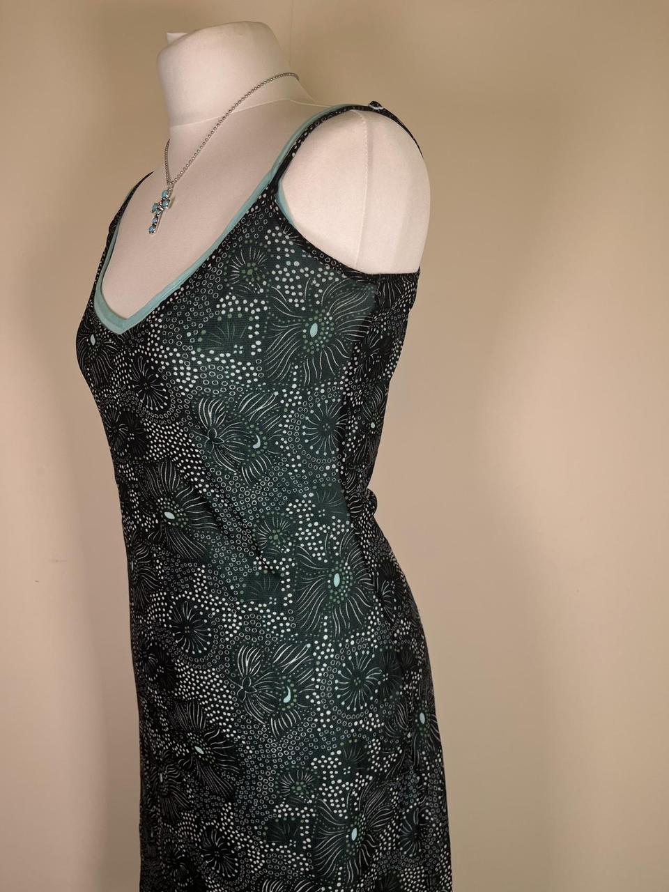 Y2K Beaded floral midi dress