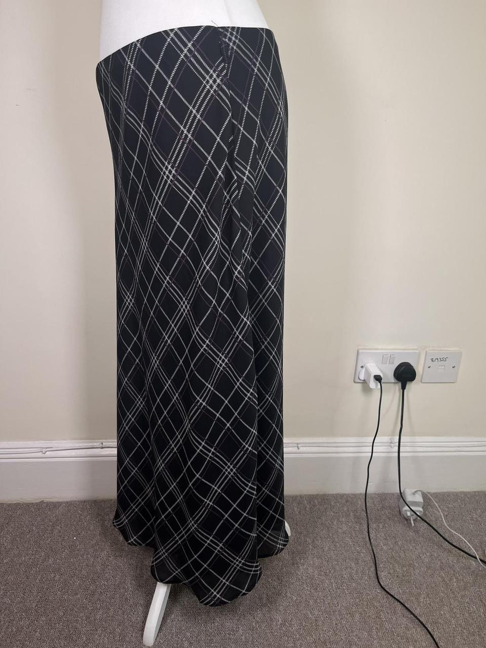 y2k pleated maxi skirt