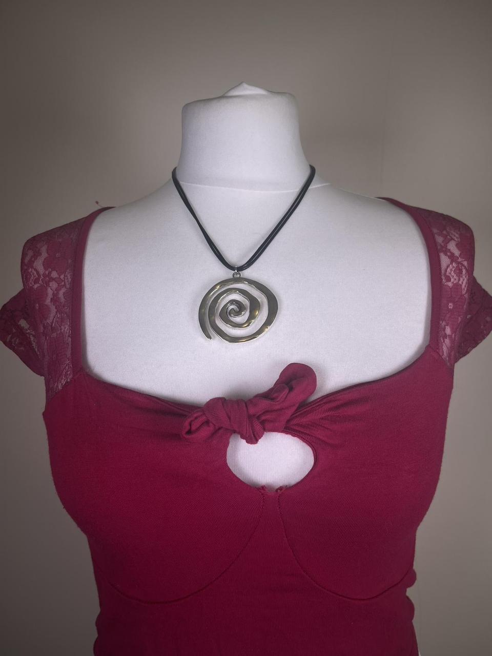 Y2K Lace cami with tie front