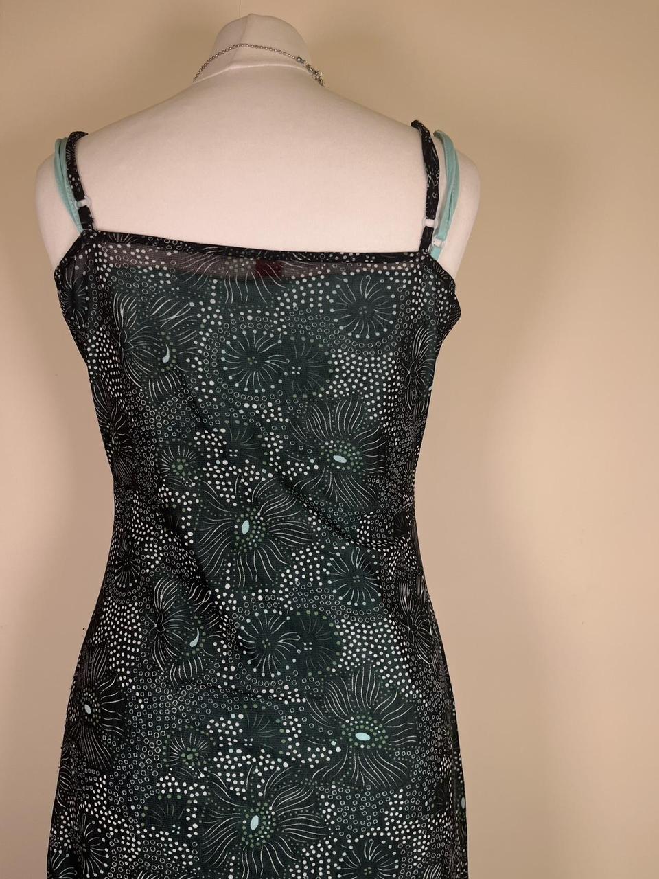 Y2K Beaded floral midi dress