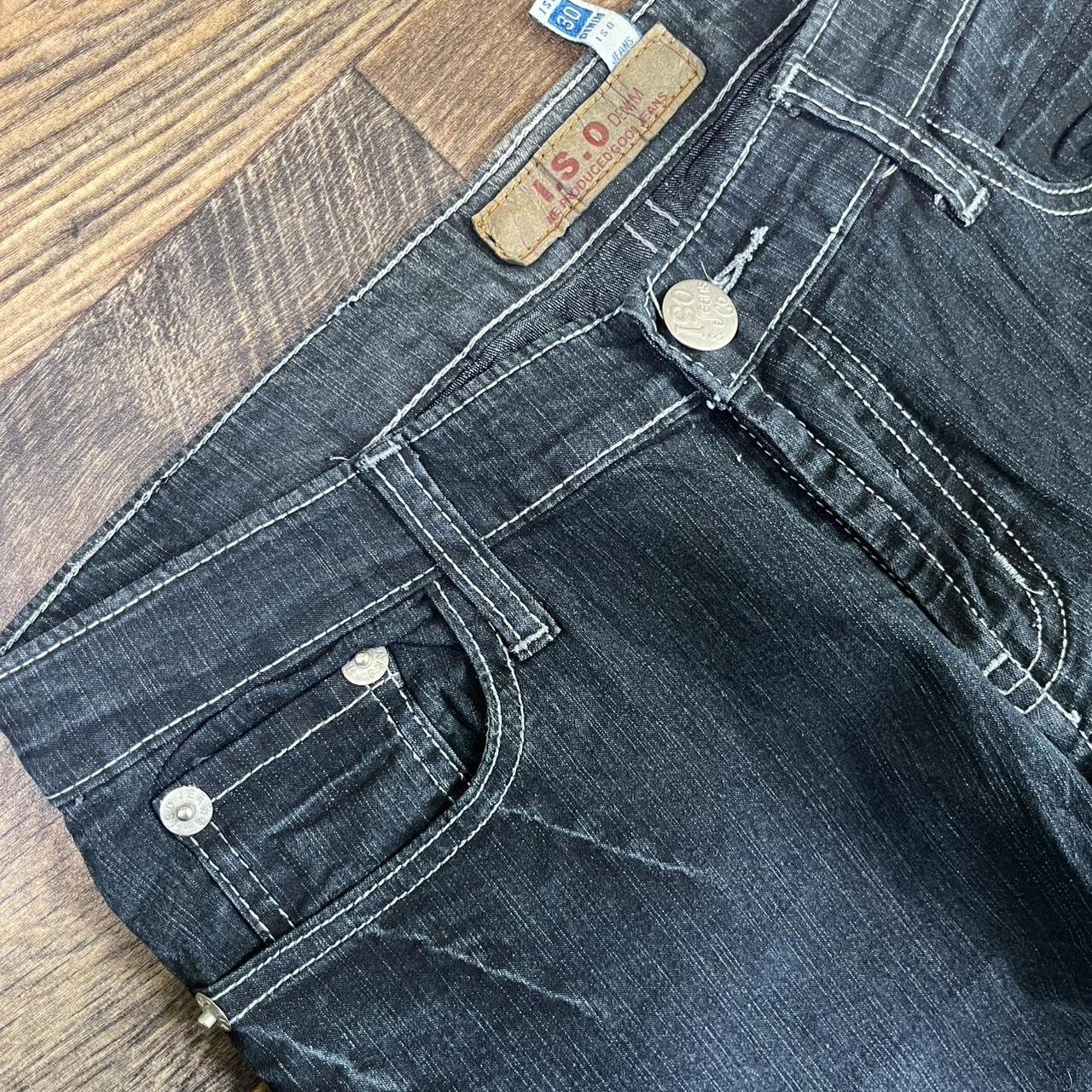 Y2k Low waist Flared jeans with embroidery