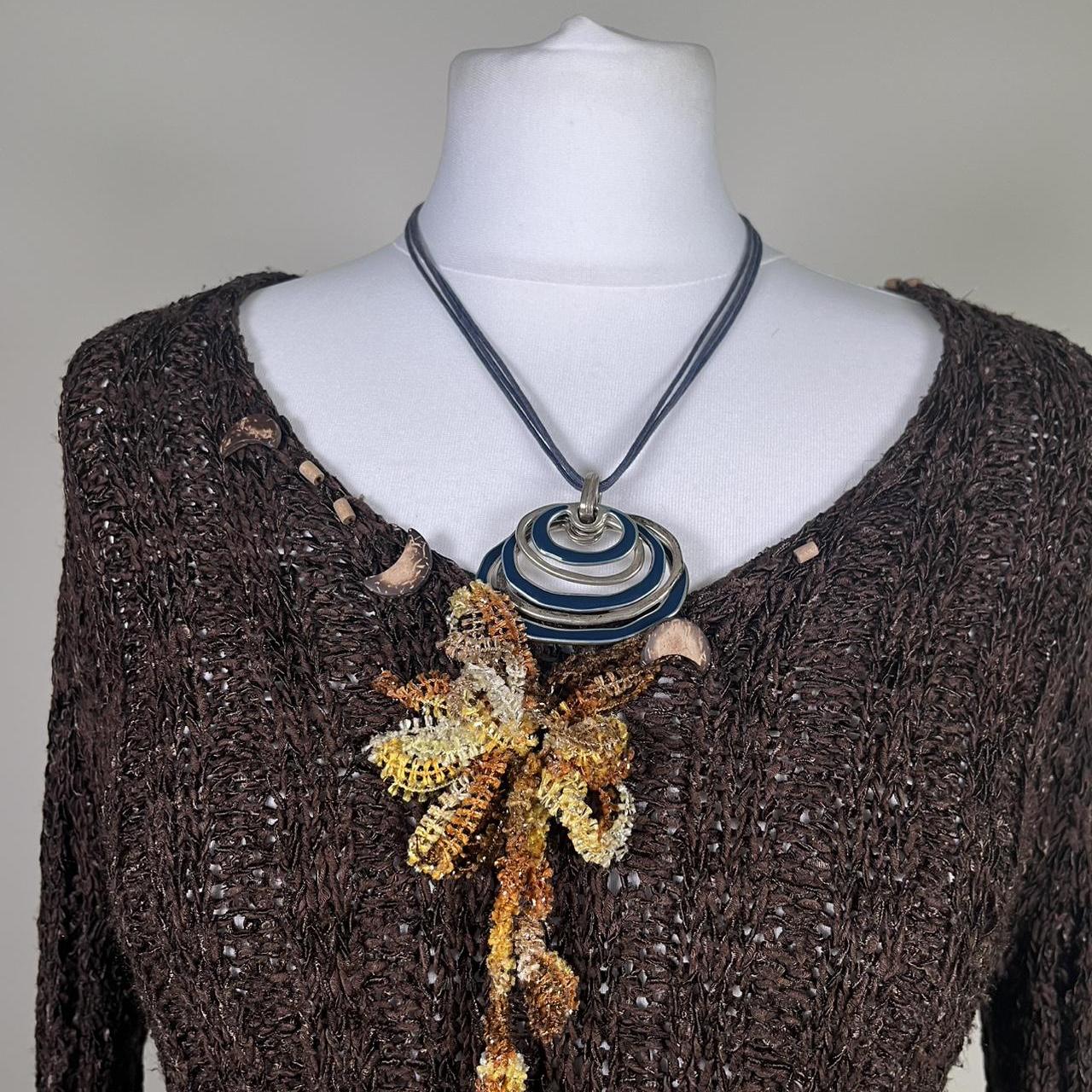 Y2K Beaded Knitted mini dress with floral embroidery