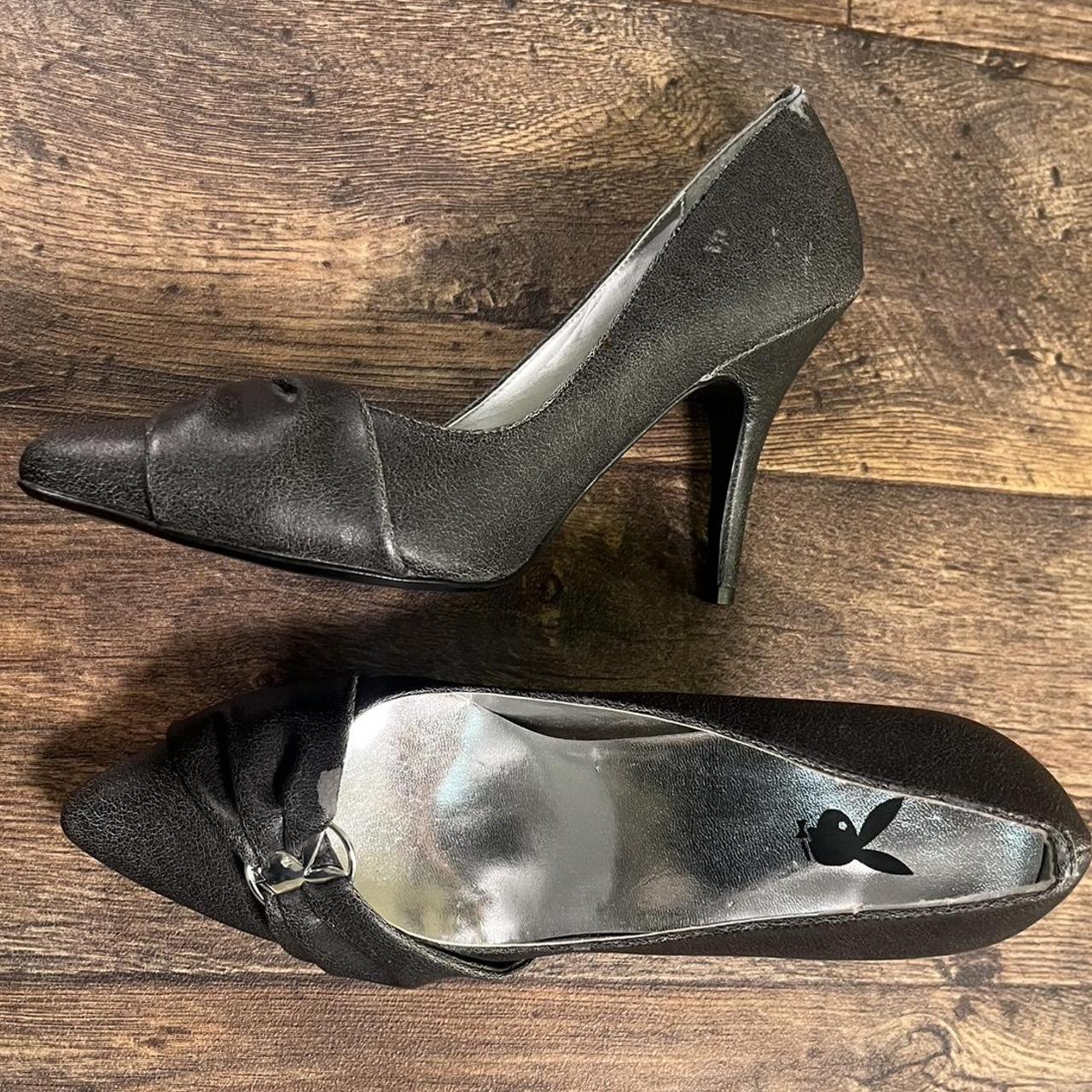 Vintage Y2k Playboy Stiletto Heels with pointed toe